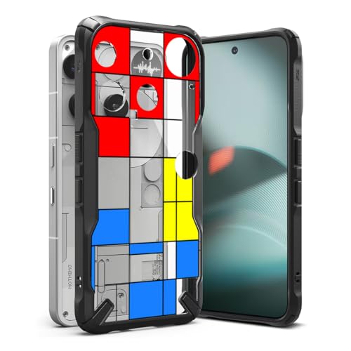 Image of Ringke Cub-X Back Cover Case Compatible with Nothing Phone (3) Transparent Hard Back Soft Flexible TPU Bumper