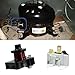 Refrigerator PTC Compressor Starter Relay 1/3HP 250W and 1/2HP 375W Overload Protector Replacement for Refrigerator Dehumidifier Car Refrigerator Portable Freezer Beverage Cooler Air-Conditioning