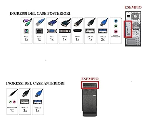 GAMMA-PC-DESKTOP-COMPLETO-INTEL-I5-9600k-46-GHZ-9GENWINDOWS-10-PROGRAFICA-HD-630-1GBWIFI-300MBPSSSD-512GB-M2RAM-8GB-DDR4-2666MHZMonitor-24tastiera