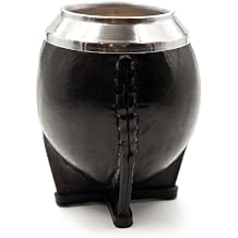 GauchoLife Mate Gourd Cup Torpedo hadmande in Argentina Black