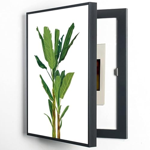 Boîte à fusibles couvercle décoratif de panneau électrique intérieur vertical sans perçage mural