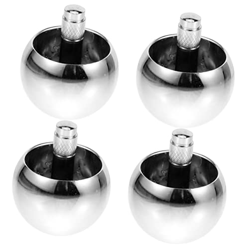 4pcs Flip Gyroscope Kids Metal Toys Gyro Toys Funny Kids Toy Metal Gyro Toy Gyro Toy for Children Rotating Gyro Toy Kids Gyro Children Plaything Children Toy