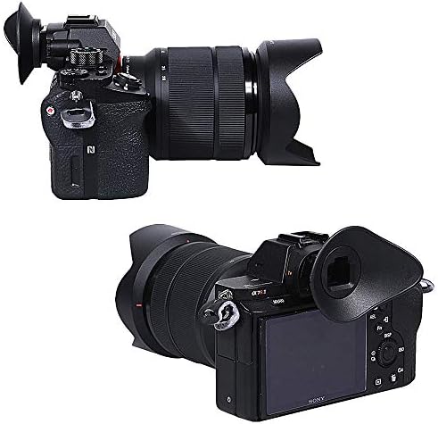 JJC Eyecup Eye Cup Eyepiece Viewfinder for Sony Alpha A9, A9II, A7, A7II, A7III, A7R, A7RII, A7RIII, A7RIV, A7S, A7SII, A58, A99II Digital Camera Replaces Sony FDA-EP16 and FDA-EP18 Eyecup