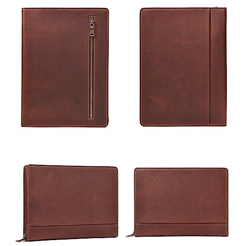 Tablet folio folder en cuir porte-document et poches de cartes - 3