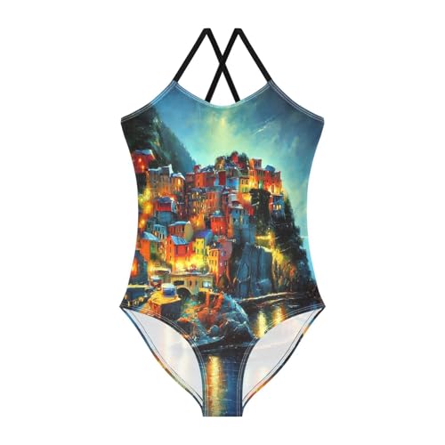 Night Sea Sky Bathing Suits for Girls Swimsuit Swimsuits One Piece Summer Beach Swimwear