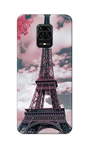 Image of Lovers Famous Place Eiffel Tower in Paris Hard Back Case Cover for Redmi Note 9 Pro /Note 9 Pro Max /Redmi Note 10 Lite Back Cover -(J5) VNS2227