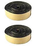 QWORK Pipe Wrap Insulation, 2 Pack Waterproof Foam Insulation Tape Adhesive for Hot or Cold Pipes, 33 Ft Long x 2 Inch Wide x 1/8 Inch Thick