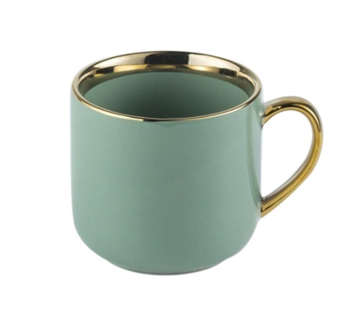 Tazza Cappuccino, Tazze Tazza in Ceramica Tazza per Ragazze Bella Tazza da tè per caffè Tazza da Bere per Coppia Adatta per L'Ufficio Moka(D)