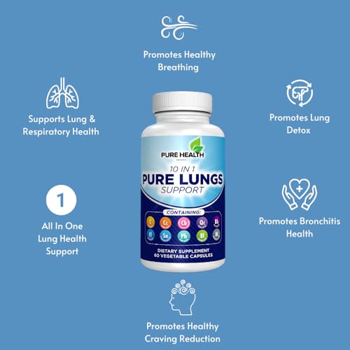 10-in-1 Lung Cleanse Support Supplement - Your Ultimate Quit Smoking Aid - All-Natural Detox for Smokers, Promoting Clear Lungs and Smoking Cessation - Vegan Supplement for Lung Detox; Respiratory - Image 7