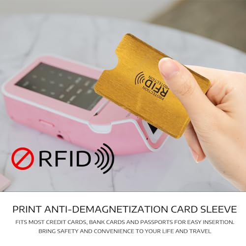 BLMHTWO 10 Stück KreditkartenhüLle, RFID Blocker KartenhüLle Buntes RFID Abschirmung HüLle ec Karten SchutzhüLle für Kreditkarten FüR Damen und Herren, GeldböRse, Reisepass