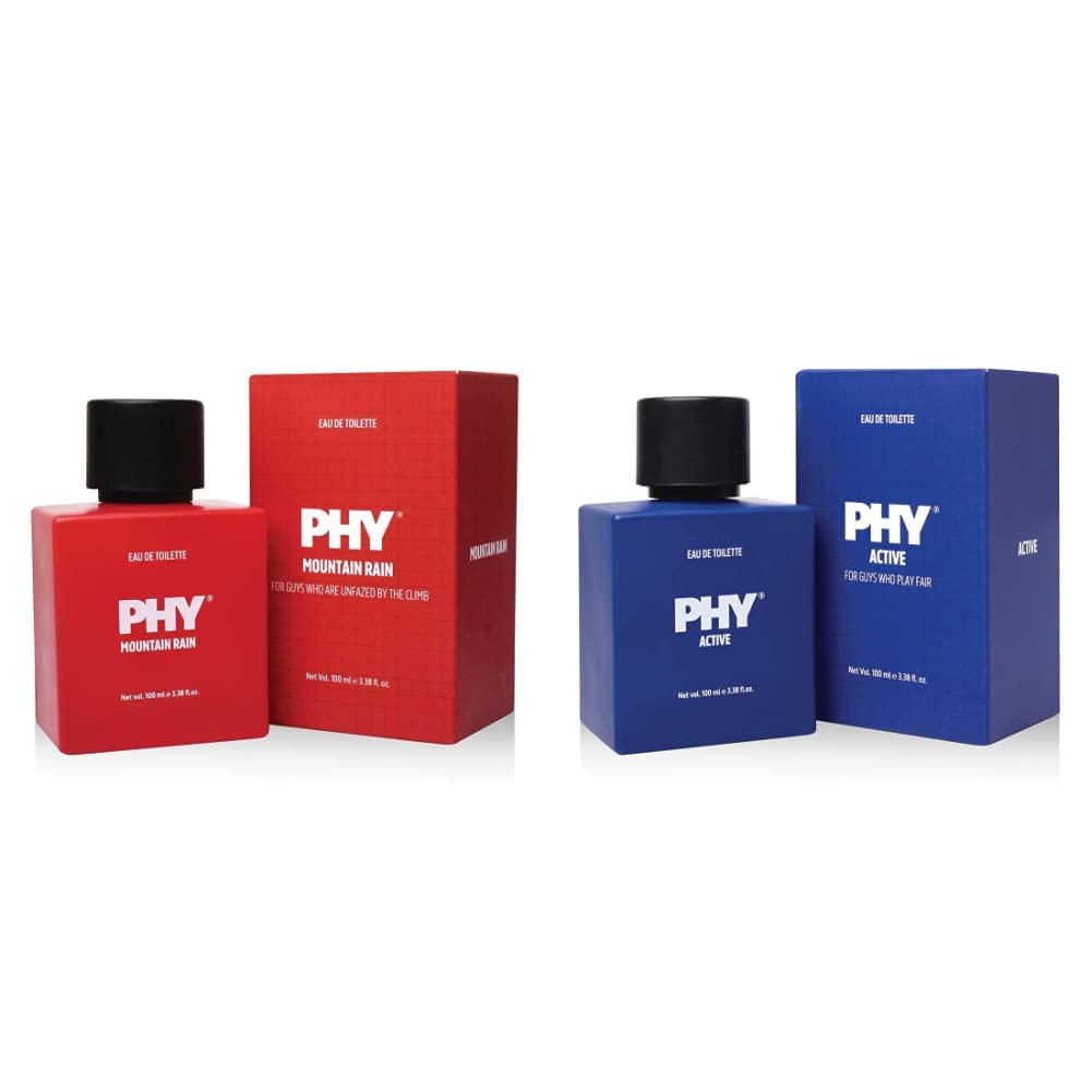 Buy Phy Power Scent Duo Eau de Toilette Mountain Rain and Eau de Toilette Active Long