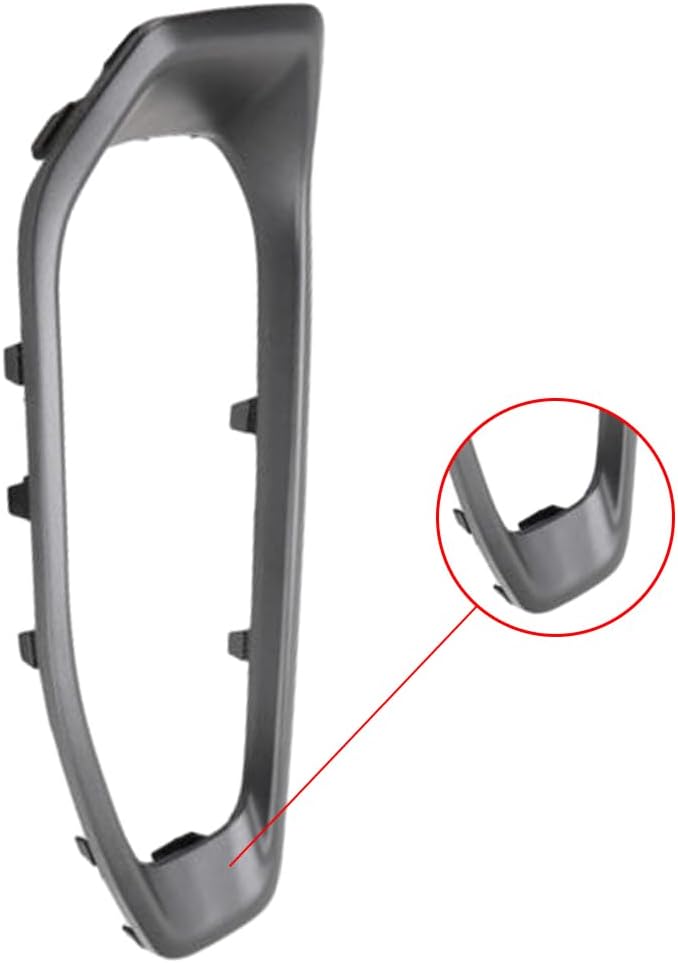 Front Fog Light Trim Cover Fog Lamp Bezel Front Right Passenger Side, 2018-2023 Compatible with Jeep WRANGLER JL BODY STYLE ONLY, GLADIATOR, 6BU58TZZAA