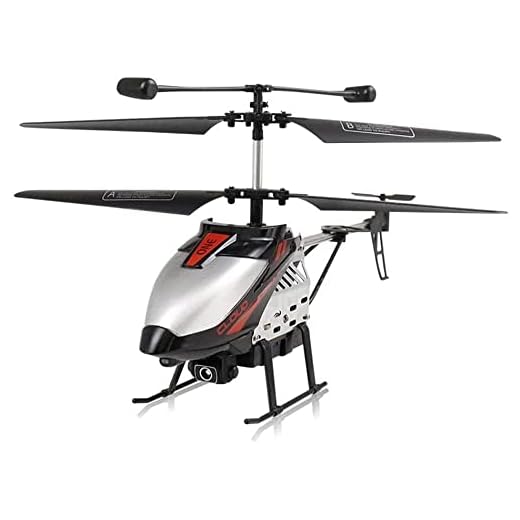 UimimiU 3.5 KANAL RADIO CONTROL Rc Flygplan metall Gyro fjärrkontroll helikopter med kamera, pedagogisk leksak Rc Flygfartygsfödelsedagsfestival Gåvor Shatterisolerade flygleksaker for barn