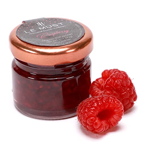 Le Must Organic French Preserves Assortment Mini Jars (Strawberry, Raspberry, Apricot, Blueberry, Orange Marmalade, Mango Passion), 2 Bottles Each (Pack Of 12) Miniatures #TOP4