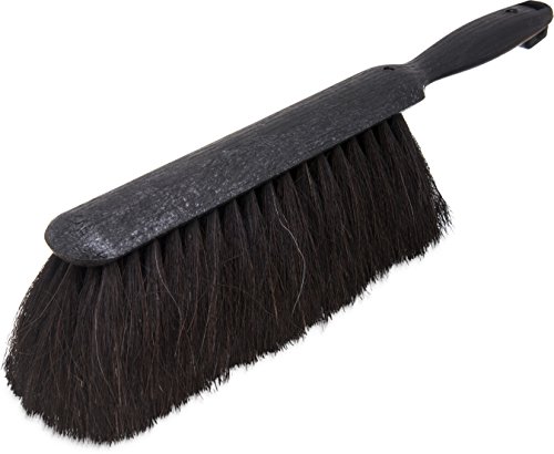 Image of SPARTA Flo-Pac Counter Brush with Bristles Scrub Brush, Cleaning Brush with Long Lasting for Cleaning, 9 Inches, Black, (Pack of 12)