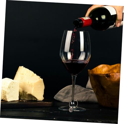 Charmes de bouteille de vin Cabilock et marqueur réutilisable de fête - 5
