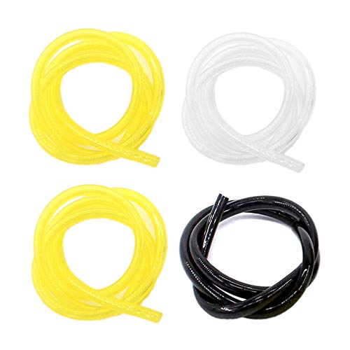 AISEN 4 Tuyau Durite d'essence 2 x 3,5mm 2,5 x 5mm 3 x 5mm pour Souffleur Coupe-bordure Tronçonneuse Debroussailleuse Tuyau d'huile carburant (1 mètre)