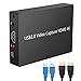 Produktbild LiNKFOR 4K 60Hz HDMI 2.0 Videoaufnahmekarte Capture Card Game Capture Karte mit HDMI Loop-Out Video Grabber Dongle 4K HDMI auf USB3.0 1080P mit Mikrofoneingang Audioausgang für Windows Linux OS - Grau