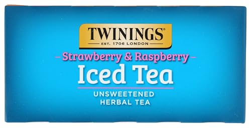 Image of Twinings, Tea Iced Herbal Strawberry Raspberry, 72 Count