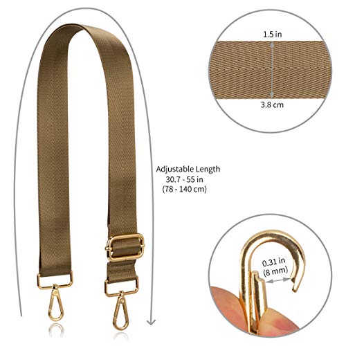 Image of Allzedream Wide Purse Strap Replacement Crossbody Shoulder Bag Adjustable