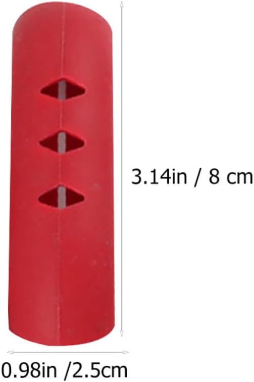 6pcs Silicone Pot Handle Sleeve Covers Heat-Resistant Non-Slip Pot Protective Sleeves for Cooking Kitchen Use