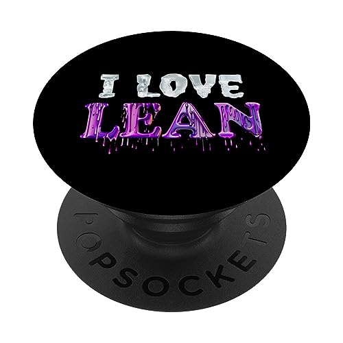 Icy I Love Lean Dank Meme Viral Tendencia Irónica Bebiendo Hielo PopSockets PopGrip Intercambiable