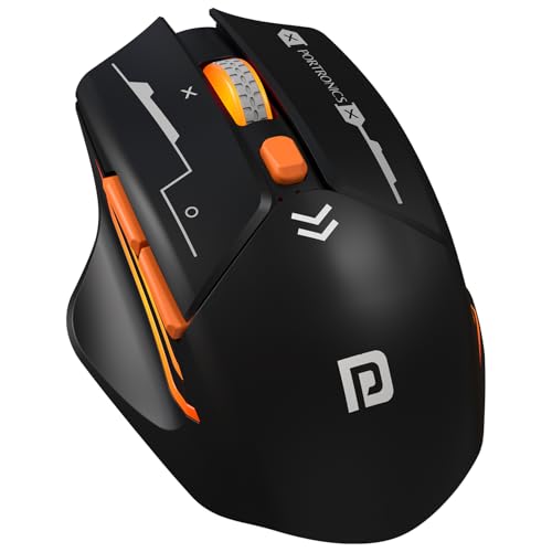 Portronics Vader Max Wireless Rechargeable Mouse, Black - Image 2