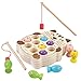 Colcolo Jeu de Pêche Magnétique en Bois pour Chat pour Enfants