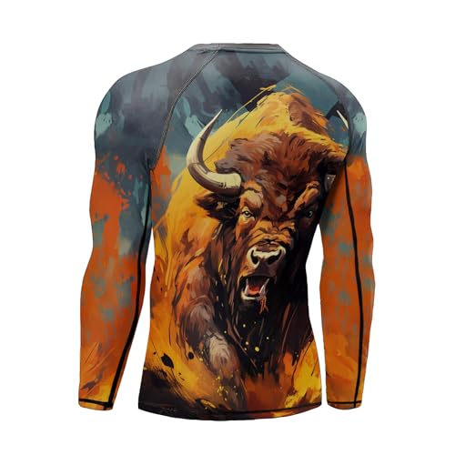 Print 3D Never Fade Compression Shirt Gift On Birthday, Mens Rash Guard Long Sleeve2