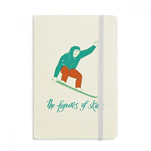 Journal A5 ski et sports d'hiver pour noter vos aventures en montagne