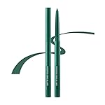 ONarisae eyeliner pencil retractable eyeliner creamy pigmented smudge proof eye liner pen Dark Green