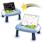 Cokzer Toys for 1-3 Year Old Boy, Drawing Board for Toddlers 1-3 with Magnetic Letters and Numbers f
