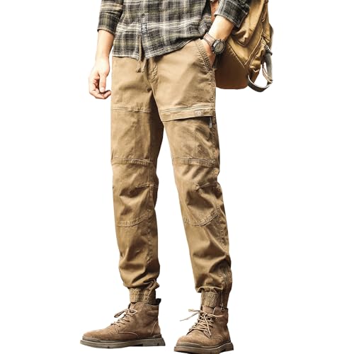 Outdoor Cargo Pants for Men Hip Hop Baggy Pants Minimalist Mens Cargo Pants Streetwear Work Pants for Men Mens Pants