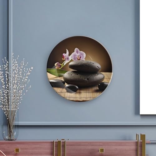 Plato Decorativo Zen Stone Bone China 7 pulgadas miniatura 5