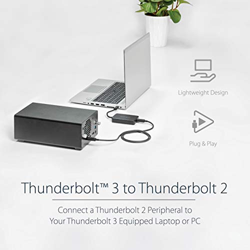 image for StarTech.com Thunderbolt 3 to Thunderbolt 2 Adapter (Non-Reversible) -