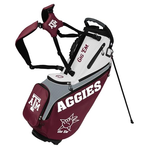 Team Effort Back Nine Stand Bag NCAA Texas A&M Aggies