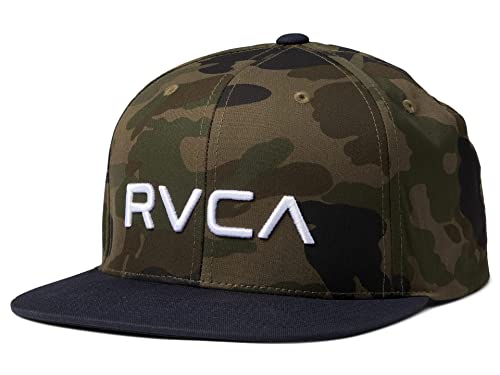 Image of RVCA Men's Adjustable Snapback Straight Brim Hat