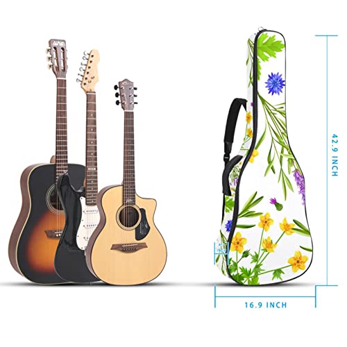 Housse de transport étanche pour guitare avec bandoulière réglable Motif feuilles tropicales Vert, Multicolore 06, 42… - Les Beatles, Paul McCartney, John Lennon, RIngo Starr, George Harrison Housse de transport étanche pour guitare avec bandoulière réglable Motif feuilles tropicales Vert, Multicolore 06, 42… – Image 6