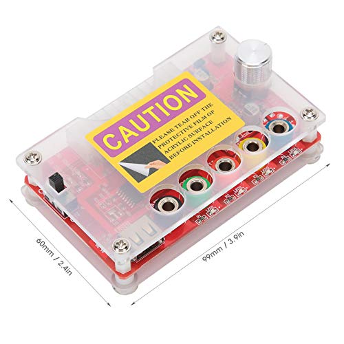 Kit custodia in acrilico per scheda di ripartizione 'alimentatore ATX, adattatore di interruzione 'alimentazione per PC con manopola di tensione regolabile ADJ - Alimentatore - Immagine 8