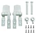 Aqua Plumb C0909 Plastic Toilet Seat Hinges, 5 x 7.5 x 1 inches, White, 2 Count