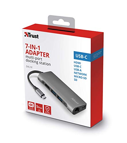 Dalyx Adattatore multiporta USB-C 7-in-1, Grigio - Hub USB - Immagine 11