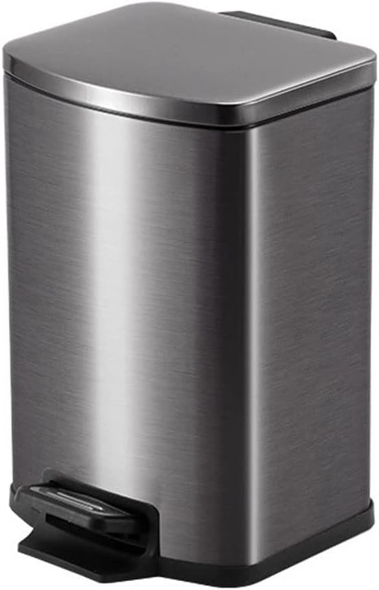 ゴミ箱 キッチン ステンレス 静音 足踏み式 大容量 リビング 寝室 バスルーム スクエア