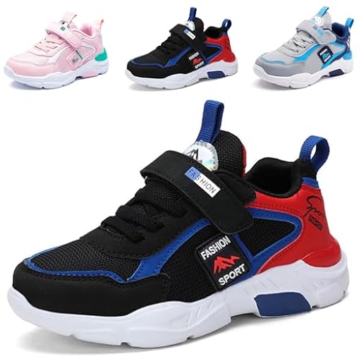 Mitudidi Zapatillas Deportivas Niños 35 Negro Gimnasia Running Trainers Antideslizantes Estilo Casual para Actividades Escolares | Ya disponible en tu tienda friki favorita! En mundofriki.es!