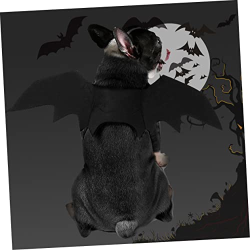 Disfraz de alas de fieltro Halloween para perros y gatos miniatura 7
