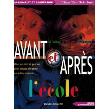 Paperback AVANT ET APRES L'ECOLE [French] Book
