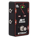 STRICH Dual Channel ABY Guitar Pedal, Electric...