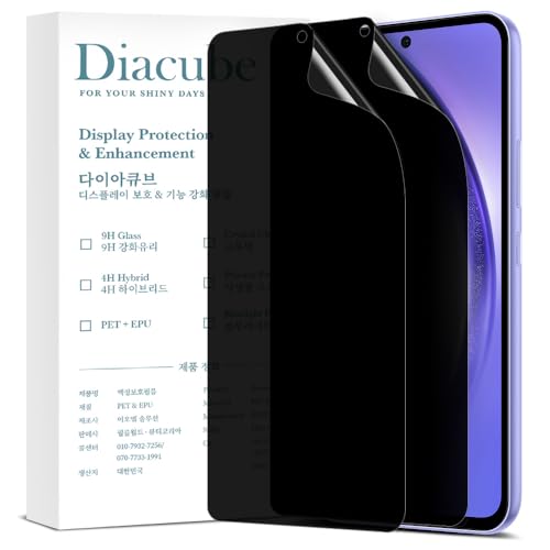 Film protecteur d'écran anti-espion haute finition PET 6H pour Samsung Galaxy A54