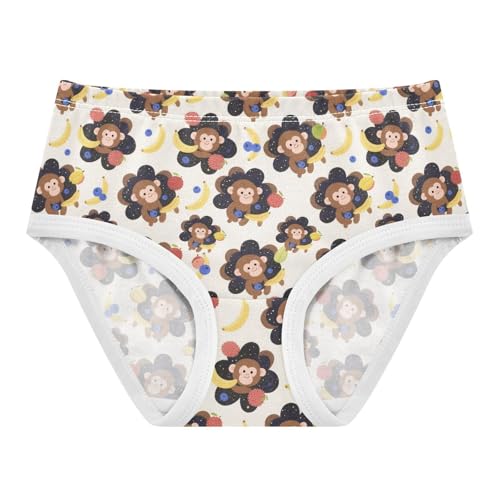 Monkey Fruit Toddler Girls's Underwear 2T 2300675
