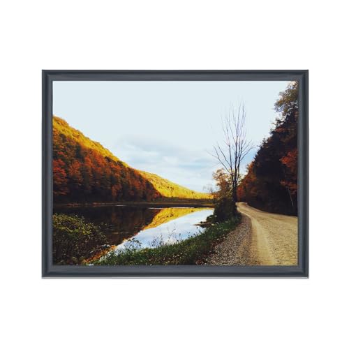 ASXBMIJO 22x29 inch Picture Frame Solid Wood Black,Suitable for Panoramic Photo Frame, Posters,Painting,Group Photo,Puzzle (A23B2229) by ASXBMIJO - Used condition - Image 8