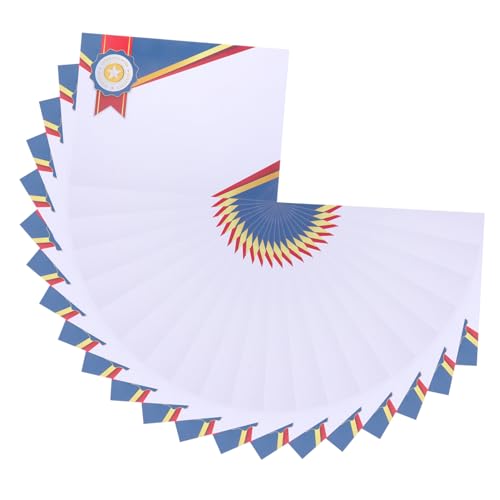 Papier certificat diplôme vierge à personnaliser HOMSFOU 50 feuilles contre les bourrages